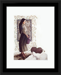 Wall Frame Black - Samaritan Woman by L. Glanzman