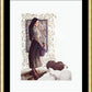 Wall Frame Gold, Matted - Samaritan Woman by L. Glanzman