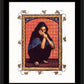 Wall Frame Black, Matted - Woman with a Hemorrhage by L. Glanzman