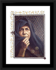 Wall Frame Black - Widow's Mite by L. Glanzman