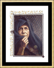 Wall Frame Gold - Widow's Mite by L. Glanzman