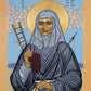 Wall Frame Espresso, Matted - St. Angela Merici by Lewis Williams, OFS - Trinity Stores