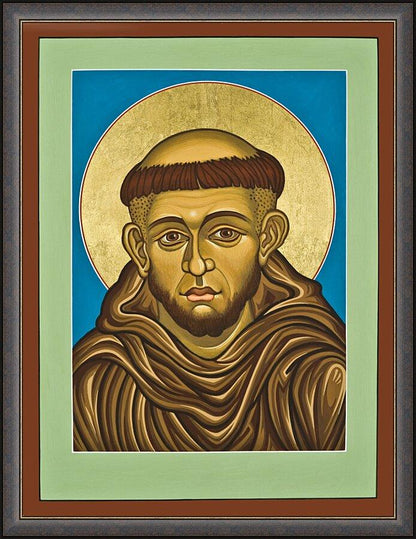 Wall Frame Espresso - St. Francis of Assisi by L. Williams