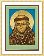 Wall Frame Gold - St. Francis of Assisi by L. Williams