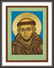 Wall Frame Espresso - St. Francis of Assisi by L. Williams