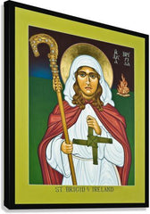 Canvas Print - St. Brigid of Ireland by L. Williams