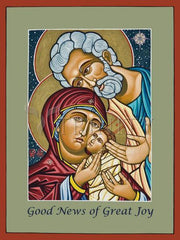 Metal Print - Christmas Holy Family by L. Williams