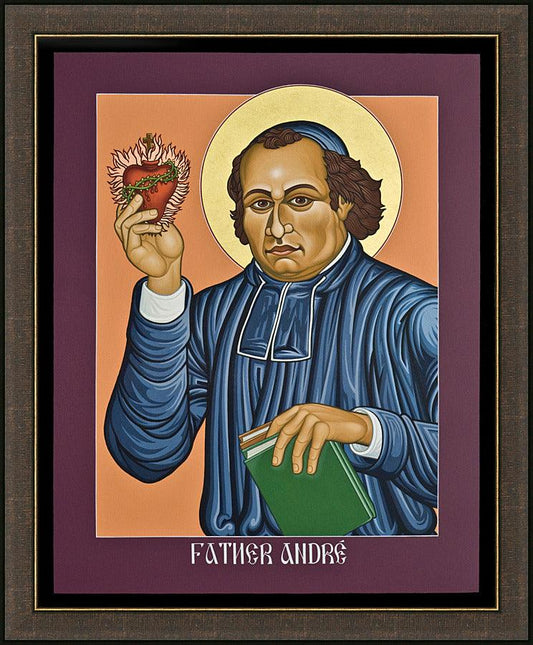 Wall Frame Espresso - Fr. Andre’ Coindre by L. Williams