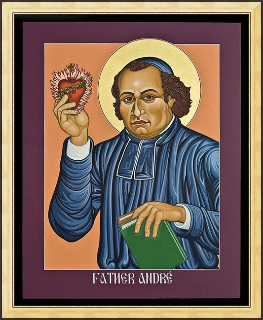 Wall Frame Gold - Fr. Andre’ Coindre by L. Williams