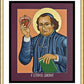 Wall Frame Gold, Matted - Fr. Andre’ Coindre by L. Williams