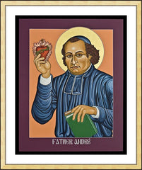 Wall Frame Gold - Fr. Andre’ Coindre by L. Williams