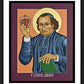 Wall Frame Black, Matted - Fr. Andre’ Coindre by Lewis Williams, OFS - Trinity Stores