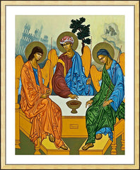 Wall Frame Gold - Come to the Table by L. Williams
