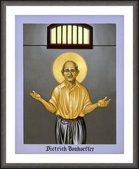 Wall Frame Espresso - Dietrich Bonhoeffer by L. Williams