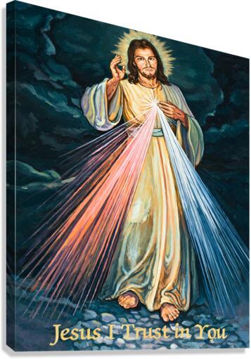 Canvas Print - Divine Mercy by L. Williams