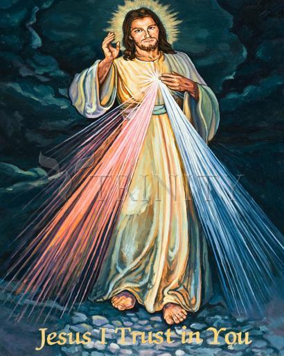 Wall Frame Black - Divine Mercy by L. Williams – Trinity Stores