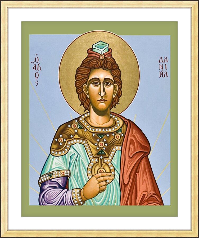 Wall Frame Gold, Matted - St. Daniel the Prophet by Lewis Williams, OFS - Trinity Stores