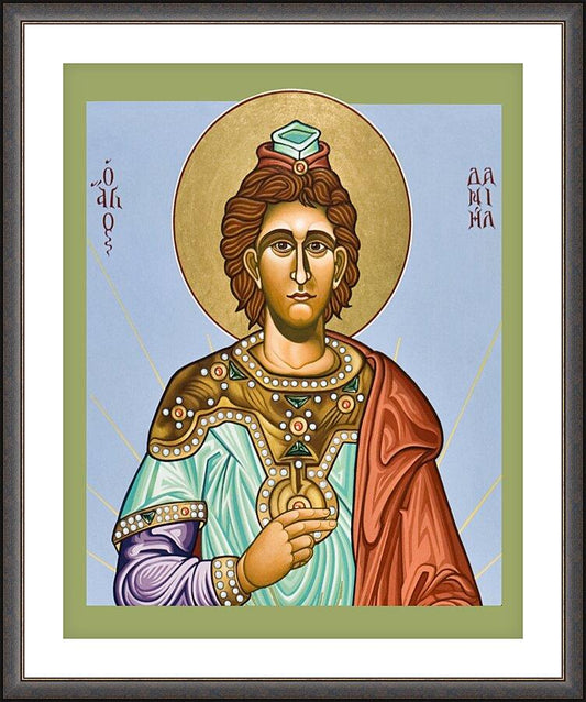 Wall Frame Espresso, Matted - St. Daniel the Prophet by L. Williams