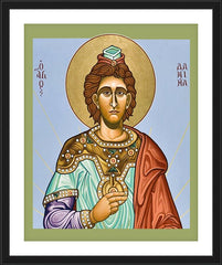 Wall Frame Black - St. Daniel the Prophet by L. Williams