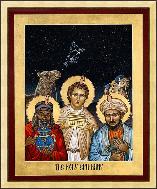 Wall Frame Gold - Holy Epiphany by L. Williams