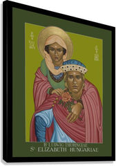 Canvas Print - St. Elizabeth of Hungary and Bl. Ludwig of Thuringia by L. Williams