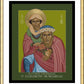 Wall Frame Gold, Matted - St. Elizabeth of Hungary and Bl. Ludwig of Thuringia by Lewis Williams, OFS - Trinity Stores