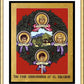Wall Frame Gold, Matted - Four Church Women of El Salvador by Lewis Williams, OFS - Trinity Stores