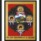 Wall Frame Black, Matted - Four Church Women of El Salvador by Lewis Williams, OFS - Trinity Stores