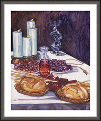 Wall Frame Espresso - Communion by L. Williams