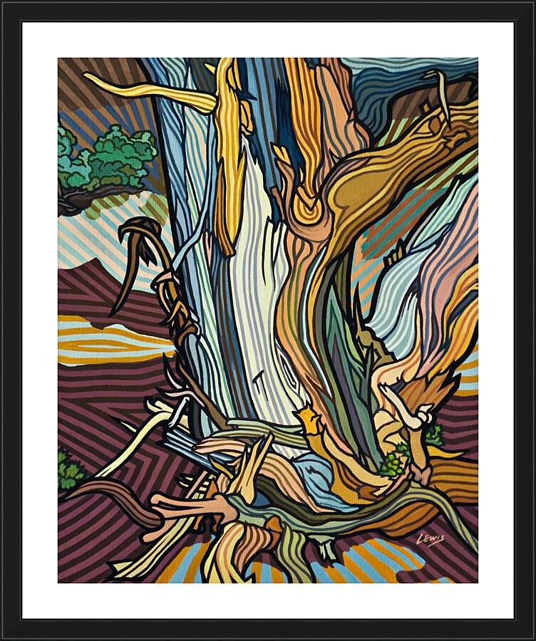 Wall Frame Black, Matted - Forest Sing For Joy by Lewis Williams, OFS - Trinity Stores