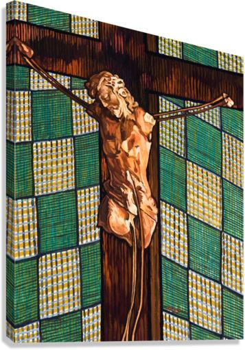 Canvas Print - Fr. Tomâ€™s Crucifix by Louis Williams, OFS - Trinity Stores