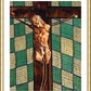 Wall Frame Gold, Matted - Fr. Tomâ€™s Crucifix by Lewis Williams, OFS - Trinity Stores