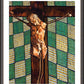 Wall Frame Espresso, Matted - Fr. Tom’s Crucifix by L. Williams