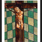 Wall Frame Black, Matted - Fr. Tom’s Crucifix by L. Williams