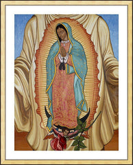 Wall Frame Gold - Our Lady of Guadalupe by L. Williams
