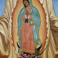 Wall Frame Black, Matted - Our Lady of Guadalupe by L. Williams