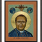 Wall Frame Espresso, Matted - St. Guido Maria Conforti by Lewis Williams, OFS - Trinity Stores
