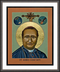 Wall Frame Espresso - St. Guido Maria Conforti by L. Williams