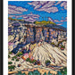 Wall Frame Black, Matted - Golgotha by L. Williams
