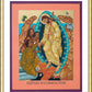 Wall Frame Gold, Matted - Haitian Resurrection by Lewis Williams, OFS - Trinity Stores
