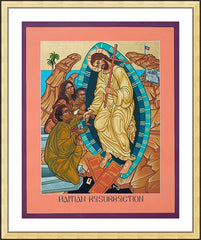 Wall Frame Gold - Haitian Resurrection by L. Williams