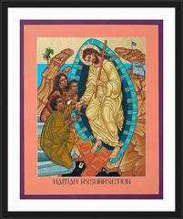 Wall Frame Black - Haitian Resurrection by L. Williams