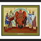 Wall Frame Black, Matted - Holy Wisdom by L. Williams