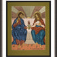 Wall Frame Espresso, Matted - Jesus and Mary Magdalene by L. Williams