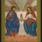 Wall Frame Black, Matted - Jesus and Mary Magdalene by L. Williams