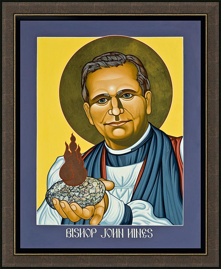 Wall Frame Espresso - Rev. Bishop John E. Hines by L. Williams