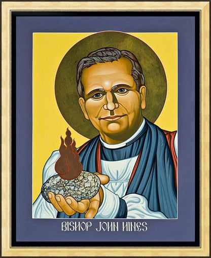 Wall Frame Gold - Rev. Bishop John E. Hines by Lewis Williams, OFS - Trinity Stores