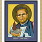 Wall Frame Gold, Matted - Rev. Bishop John E. Hines by L. Williams
