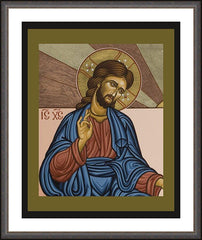 Wall Frame Espresso - Jesus of Nazareth by L. Williams