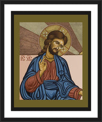 Wall Frame Black - Jesus of Nazareth by L. Williams